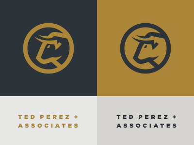 Bull logo exploration badge branding bull icon identity logo rinker ted perez vector