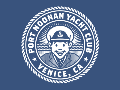 PNYC Sticker #1 ascot tee badge captain design generals surplus illustration rinker seal sticker vector yacht club
