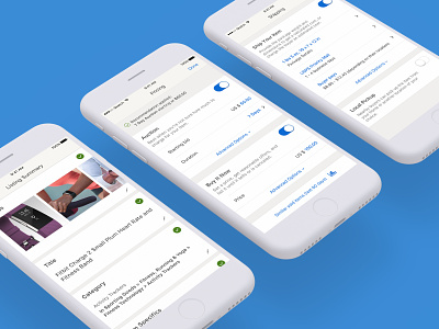 ebay app – Seller listing (2017) android clean design ebay ios mobile modern ui ux