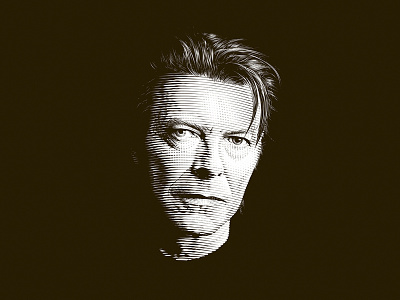Portrait illustration - David Bowie