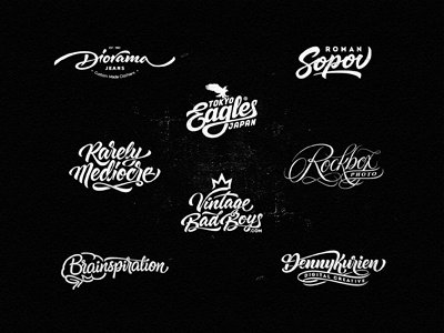 Lettering Logo Design Vol. 5 by Dalibor Momcilovic on Dribbble