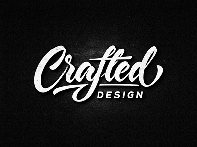 Crafted Design crafted custom dalibass drawing hand drawn lettering logo logotype