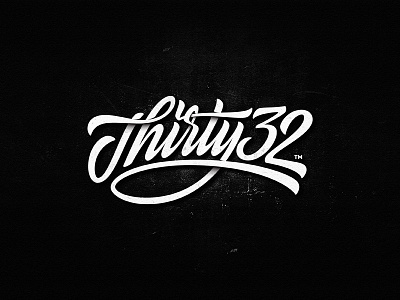 Thirty32 custom dalibass drawing hand drawn lettering logo logotype sketch