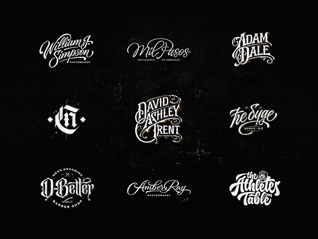 Lettering Logo Design Vol. 10 by Dalibor Momcilovic for New Garden ...