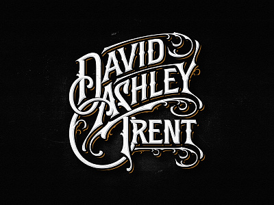 David Ashley Trent americana custom dalibass drawing hand drawn lettering logo logotype ngs sketch team typography vintage