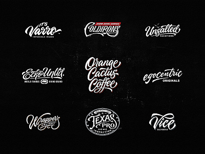 Lettering Logo Design Vol. 11