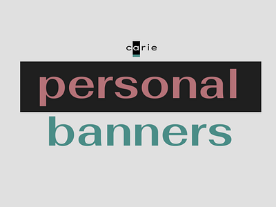 personal banners
