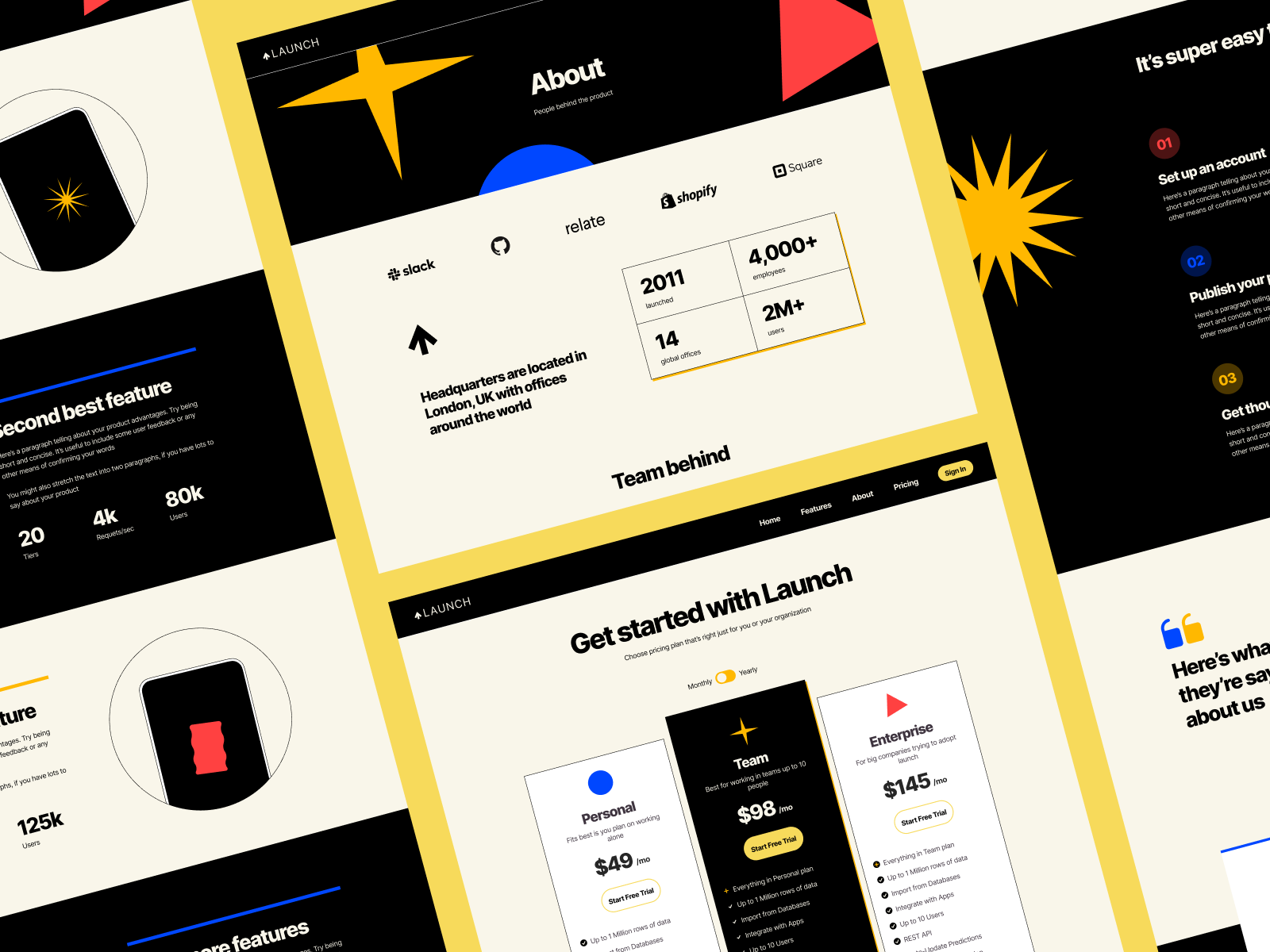 Launch a free template for Relate app by Arsen Kolyba 🇺🇦 on Dribbble