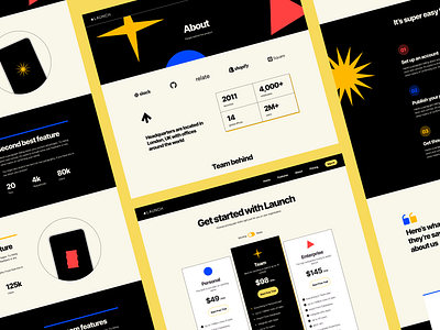 Launch—a free template for Relate.app design free freebie header landing mobile relate site template