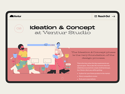 Ideation & Concept agency concept design process design studio ideation illustration pastel venture