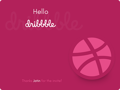 Dribbble debut debut debut shot debutshot welcome shot