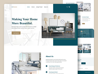 Interior Design Landing Page