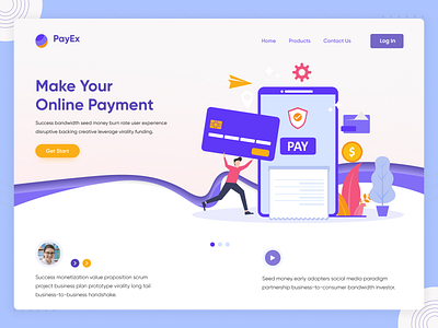Online Payment Landing Page