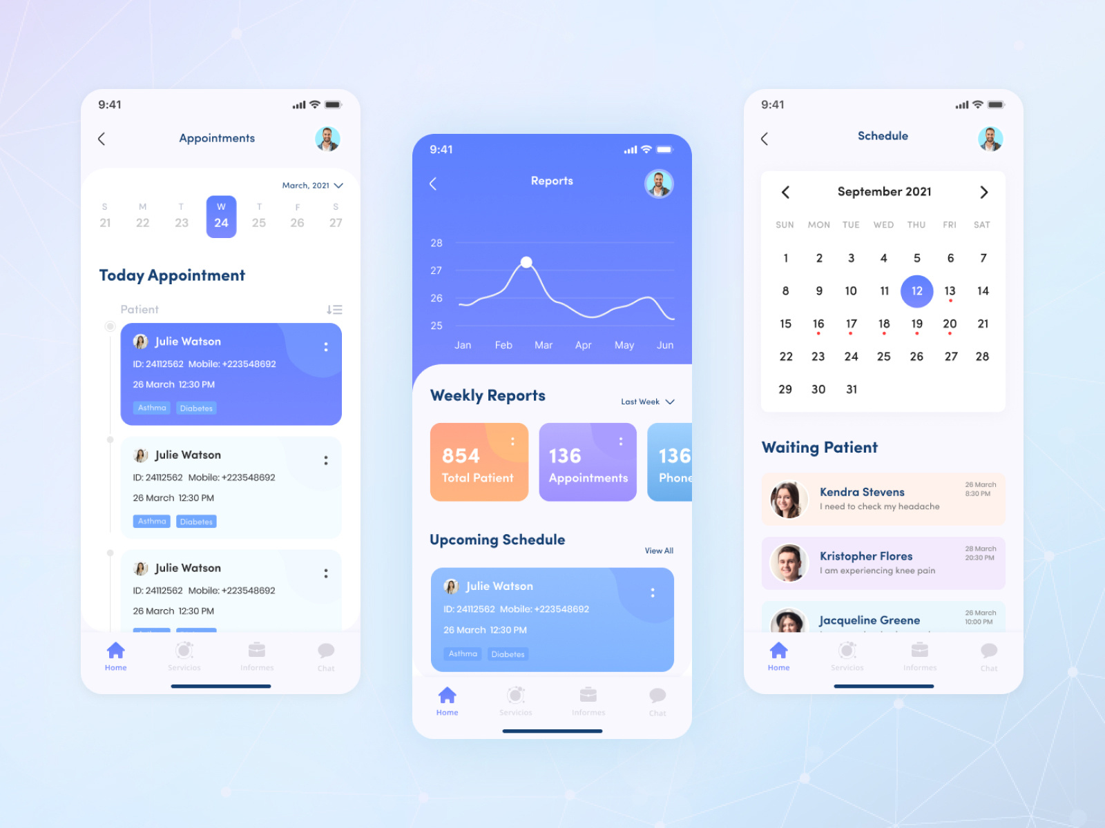 Medical - Patient Management App by Muhsin on Dribbble