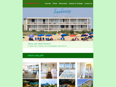 WEB UI Home page 03