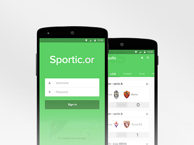 Sporticor android app