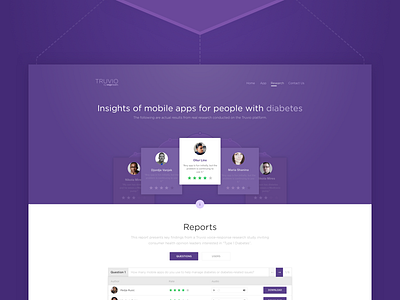 Truvio - Landing page