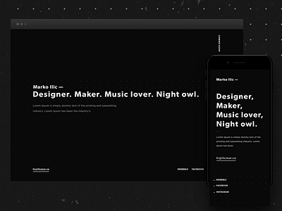new portfolio coming soon black branding portfolio rebranding redesign responsiv web website