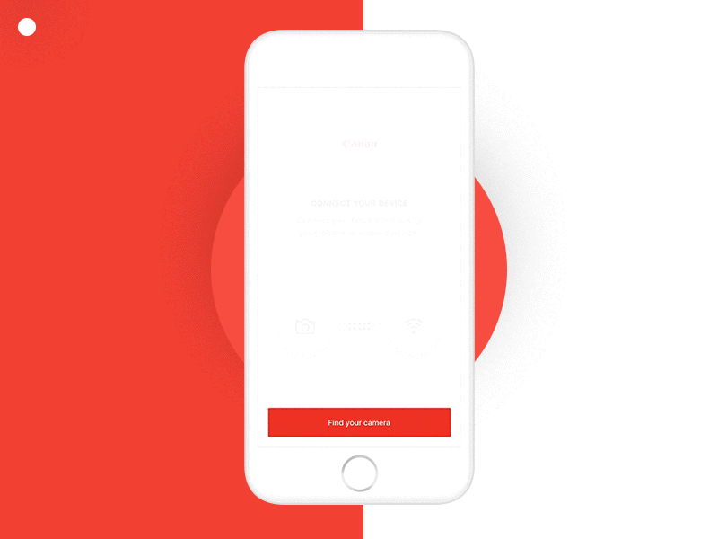 Camera Connect app camera canon connect dslr framerjs ios mobile red