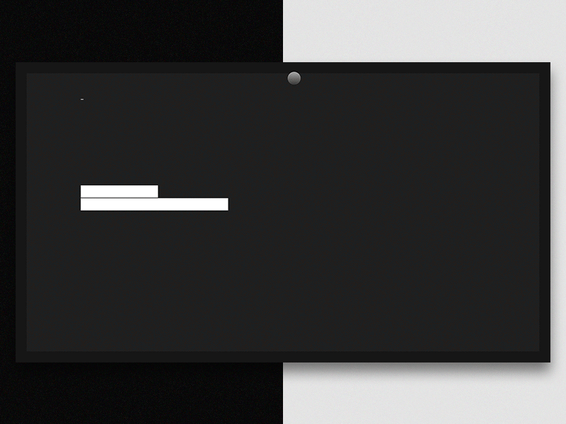 Portfolio - Coming Soon Page black coming framerjs freelance designer portfolio simple soon web white