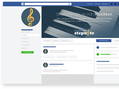 Stepnote facebook profile.