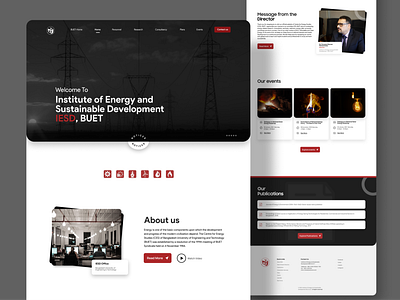 IESD Website Redesign figma ueb interface design ui ui design user experience design web ui website re design