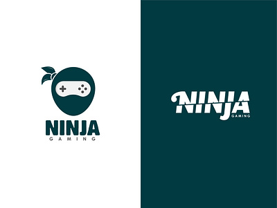 Ninja gaming branding design logo logodesign vector