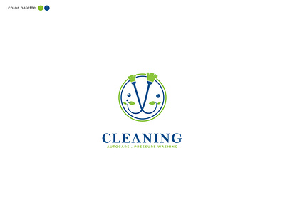 JJ Cleaning branding design illustration logodesign