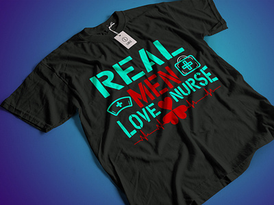 Real Men Love Nurse t shirt and mug design v
