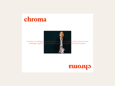 Chroma beauty brand brand brand identity branding identity digital assets digital branding digital platform graphic design visual identity