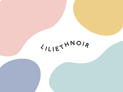 Liliethnoir – Branding branding colorful design logo logo design minimal typography visual identity