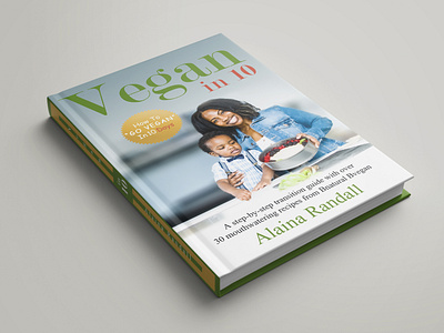 Cookbook Design - Vegan book cover design