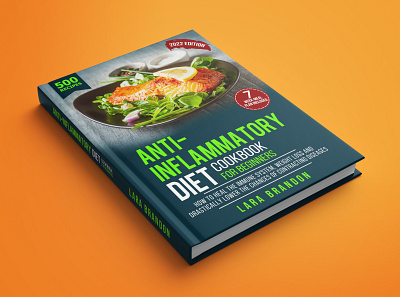 Anti-inflammatory diet cookbook design ant inflammatory anti inflammatory diet cookbook arfin mehedi book art book cover book cover design cookbook cover design cover design design ebook ebookcover graphic design kindlecover