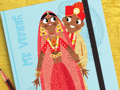 Jane Sanders January bride groom happy indian wedding journal love middle east