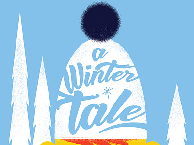 A Winter Tale children books cute kid snow texture