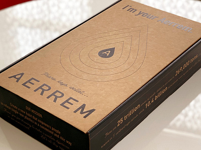 AERREM Packaging Design box design graphic design one color design packaging packaging design sustainable sustainable packaing visual identity