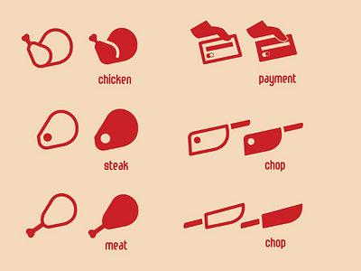 Butchery pictogram animallogo graphic graphicdesign logo pictogram visualidentity