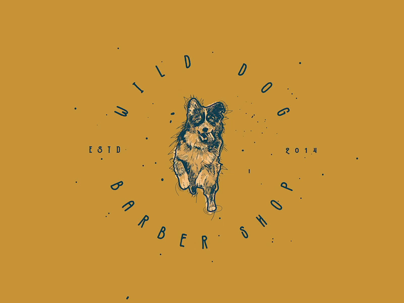 Wild Dog | Barber Shop | Logo Design by Dorian Avila on Dribbble