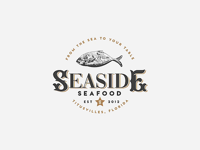 Seaside | Seafood | Logo Design adobe illustrator business logo design process illustration logo logo a day logo design logo design concept logo designer logo illustrator logos timelapse vector vintage logo