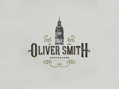 Oliver Smith | Watchmaker | Logo Design