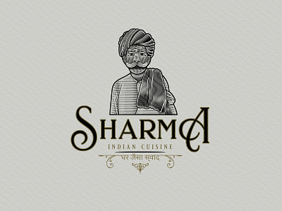 Sharma | Indian Cuisine | Logo Illustration