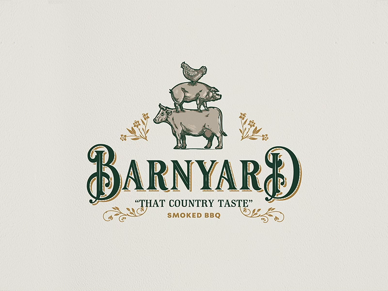 Barnyard | Vintage Logo by Dorian Avila on Dribbble