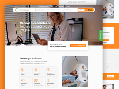 Medical site - UI design ui ux web website