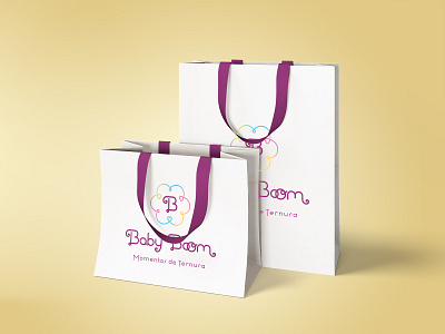 babyboom branding packaging bags branding packaging