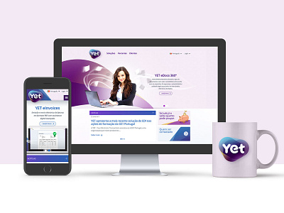 Yetspace Website branding webdesign website design