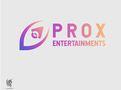Logo for a Media and Entertainment Industry adobe art branding design graident logo logo design logos logotype minimal