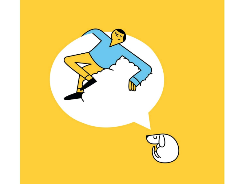 Sleep draw graphisme minimal sleep illustration digital art graphic design illustrator