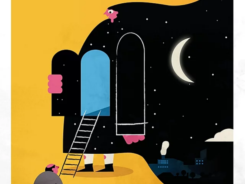 C'est la nuit draw character digital art graphisme design graphic illustrator illustrateur illustration