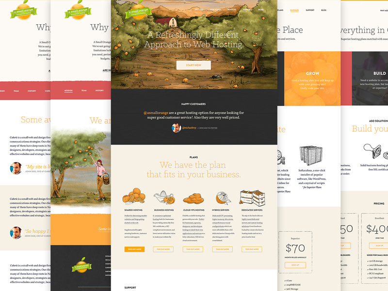 A Small Orange UX/UI Redesign by Toi on Dribbble
