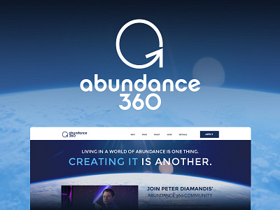 Peter Diamandis: Abundance 360 UX/UI Design abundance360 app iconography ios minimal peter diamandis typography ui ux